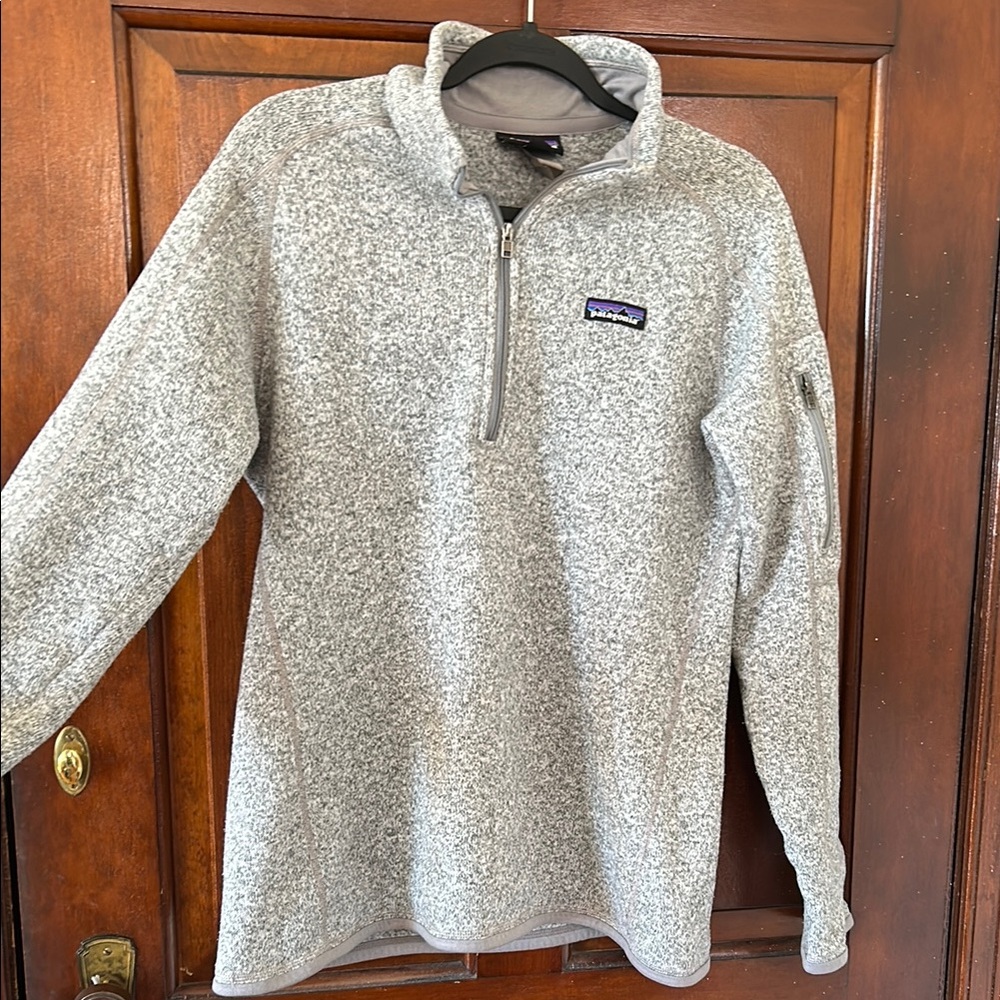 Patagonia Gray Quarter-Zip Pullover